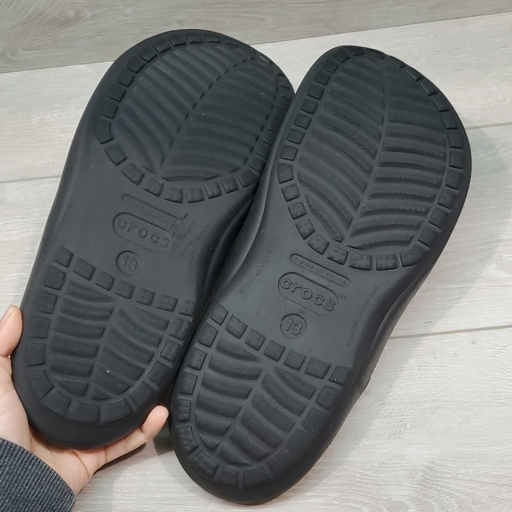 Crocs Mens Outdoor Rubber Sandals Flip flip shoes sz 13